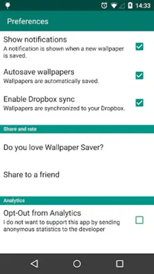 Wallpaper Saver android App screenshot 7